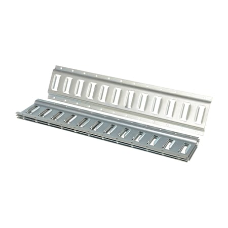 Vestil E-TRACK 2 FOOT ZINC, PK4 E-TRK-2-ZN-4PK